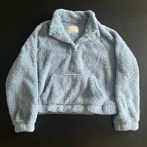 Aeropostale blue quarter button up